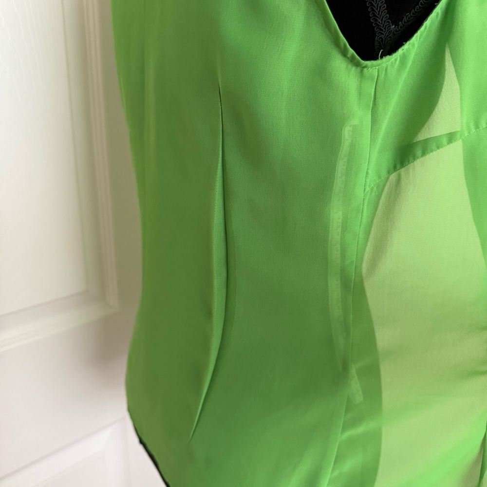 Lilly Pulitzer Green Ruffled Halter Blouse - Picture 13 of 14